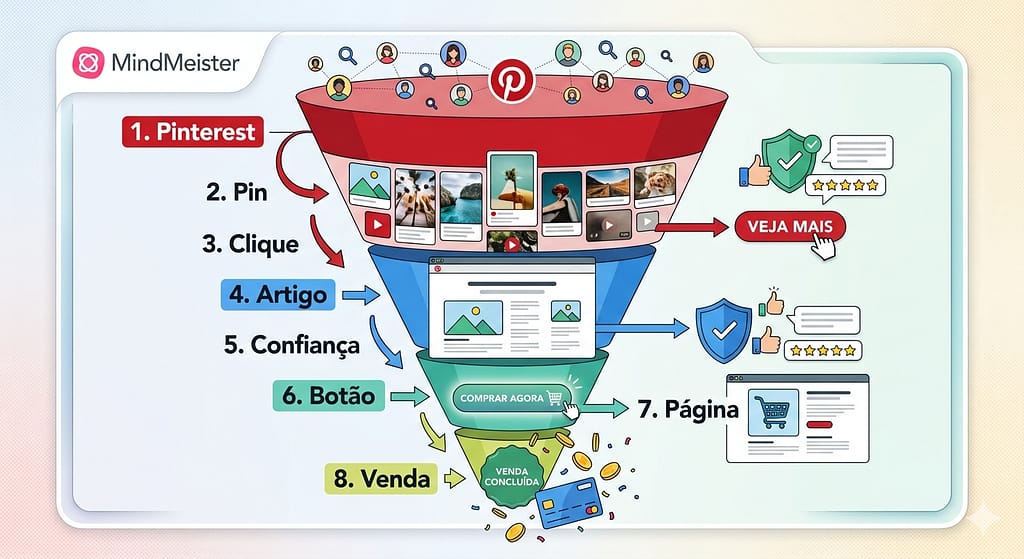 Como Ganhar Dinheiro no Pinterest: Guia Completo para Iniciantes (Passo a Passo) funil de vendas pinterest 1024x559 - Como Ganhar Dinheiro no Pinterest: Guia Completo para Iniciantes (Passo a Passo)