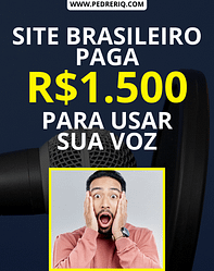 Site Brasileiro que PAGA Para Gravar Áudios – Faça uma Renda Extra e Ganhe Dinheiro Com sua Voz