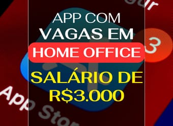 Aplicativo com Vagas de Emprego em Home Office