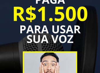 Site Brasileiro que PAGA Para Gravar Áudios – Faça uma Renda Extra e Ganhe Dinheiro Com sua Voz