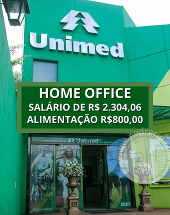 trabalhar de casa 6 - Vaga em Home Office  com Salário de R$ 2.304,06 + Vale Alimentação de R$ 800,00! Apenas Ensino Médio Necessário! Unimed abre Vaga para Assistente de Declaração de Saúde!